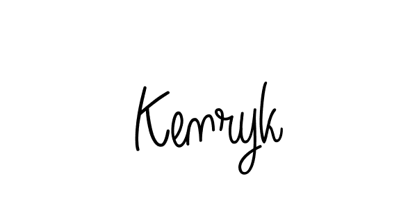 Once you've used our free online signature maker to create your best signature Angelique-Rose-font-FFP style, it's time to enjoy all of the benefits that Kenryk name signing documents. Kenryk signature style 5 images and pictures png
