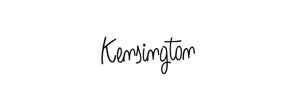 Make a beautiful signature design for name Kensington. With this signature (Angelique-Rose-font-FFP) style, you can create a handwritten signature for free. Kensington signature style 5 images and pictures png