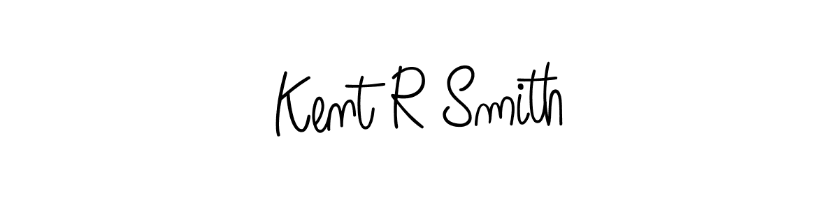 You should practise on your own different ways (Angelique-Rose-font-FFP) to write your name (Kent R Smith) in signature. don't let someone else do it for you. Kent R Smith signature style 5 images and pictures png