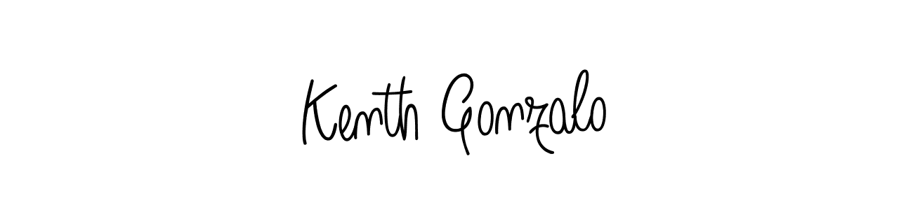 Best and Professional Signature Style for Kenth Gonzalo. Angelique-Rose-font-FFP Best Signature Style Collection. Kenth Gonzalo signature style 5 images and pictures png