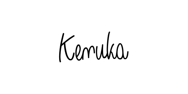 How to Draw Kenuka signature style? Angelique-Rose-font-FFP is a latest design signature styles for name Kenuka. Kenuka signature style 5 images and pictures png