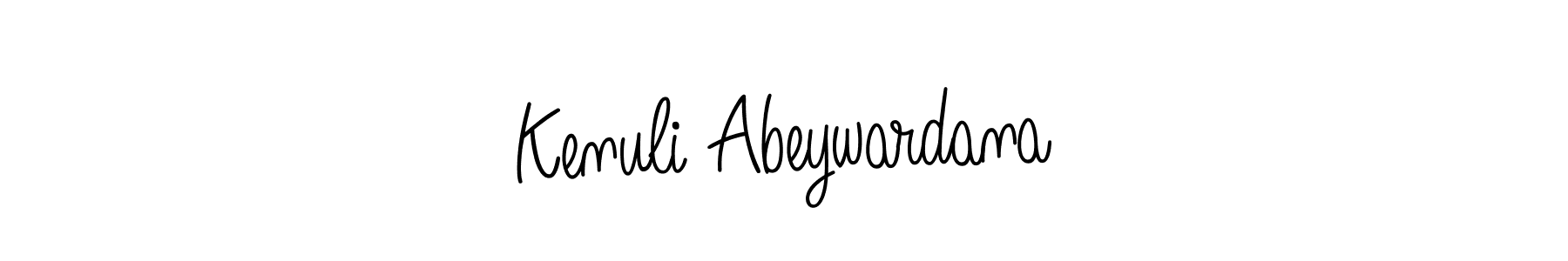 How to Draw Kenuli Abeywardana signature style? Angelique-Rose-font-FFP is a latest design signature styles for name Kenuli Abeywardana. Kenuli Abeywardana signature style 5 images and pictures png