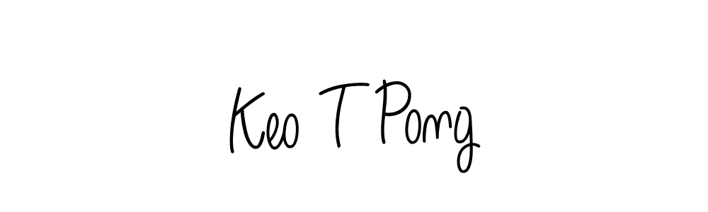 The best way (Angelique-Rose-font-FFP) to make a short signature is to pick only two or three words in your name. The name Keo T Pong include a total of six letters. For converting this name. Keo T Pong signature style 5 images and pictures png