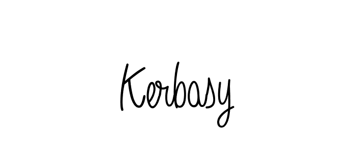 Create a beautiful signature design for name Kerbasy. With this signature (Angelique-Rose-font-FFP) fonts, you can make a handwritten signature for free. Kerbasy signature style 5 images and pictures png