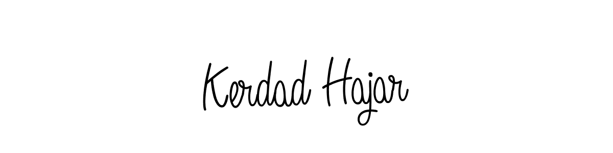 Angelique-Rose-font-FFP is a professional signature style that is perfect for those who want to add a touch of class to their signature. It is also a great choice for those who want to make their signature more unique. Get Kerdad Hajar name to fancy signature for free. Kerdad Hajar signature style 5 images and pictures png