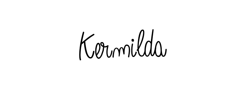 Best and Professional Signature Style for Kermilda. Angelique-Rose-font-FFP Best Signature Style Collection. Kermilda signature style 5 images and pictures png