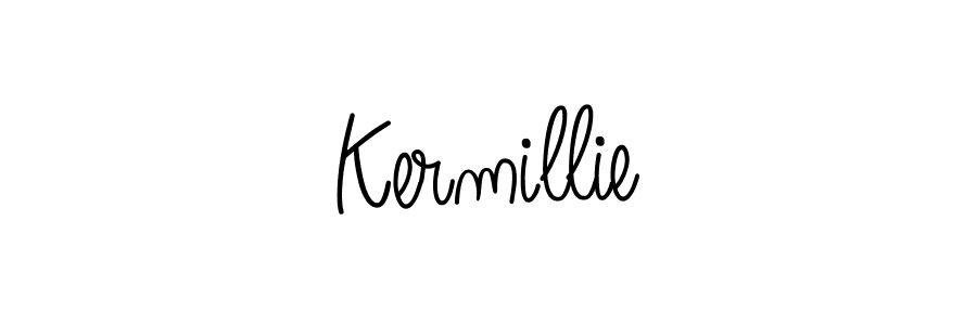 Kermillie stylish signature style. Best Handwritten Sign (Angelique-Rose-font-FFP) for my name. Handwritten Signature Collection Ideas for my name Kermillie. Kermillie signature style 5 images and pictures png