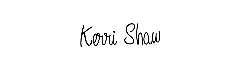 How to make Kerri Shaw name signature. Use Angelique-Rose-font-FFP style for creating short signs online. This is the latest handwritten sign. Kerri Shaw signature style 5 images and pictures png