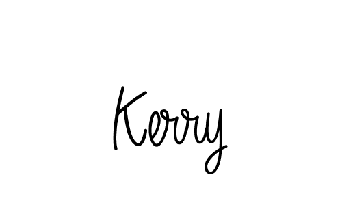 Make a beautiful signature design for name Kerry. Use this online signature maker to create a handwritten signature for free. Kerry signature style 5 images and pictures png