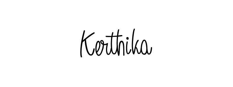 Make a beautiful signature design for name Kerthika. Use this online signature maker to create a handwritten signature for free. Kerthika signature style 5 images and pictures png