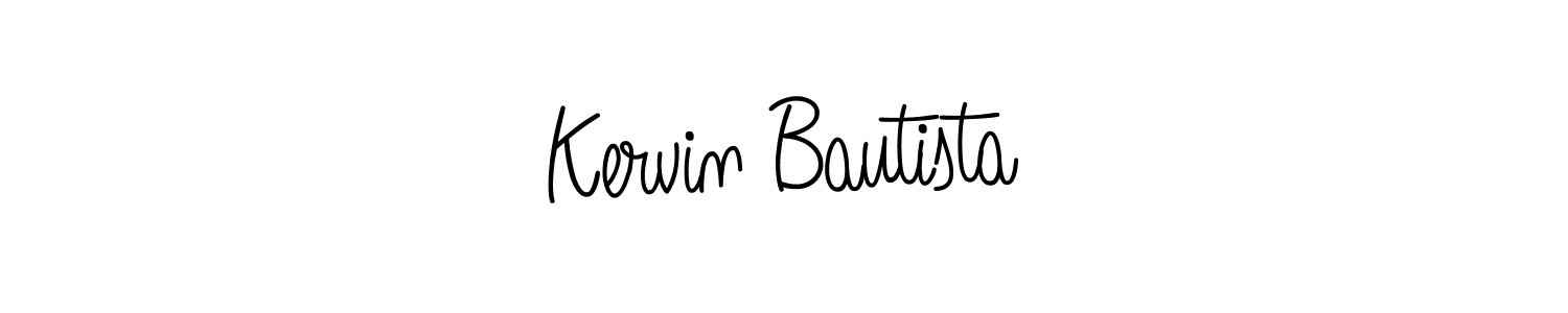 Make a beautiful signature design for name Kervin Bautista. With this signature (Angelique-Rose-font-FFP) style, you can create a handwritten signature for free. Kervin Bautista signature style 5 images and pictures png