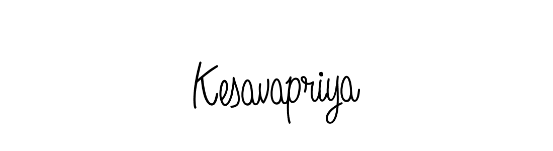 How to make Kesavapriya name signature. Use Angelique-Rose-font-FFP style for creating short signs online. This is the latest handwritten sign. Kesavapriya signature style 5 images and pictures png