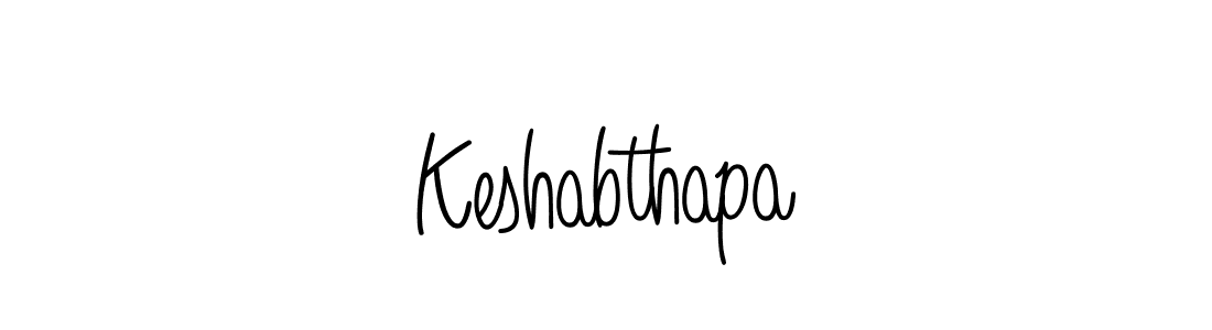 Create a beautiful signature design for name Keshabthapa. With this signature (Angelique-Rose-font-FFP) fonts, you can make a handwritten signature for free. Keshabthapa signature style 5 images and pictures png