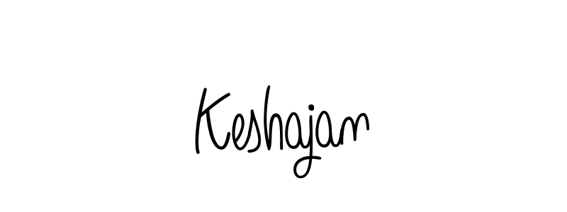 How to make Keshajan name signature. Use Angelique-Rose-font-FFP style for creating short signs online. This is the latest handwritten sign. Keshajan signature style 5 images and pictures png