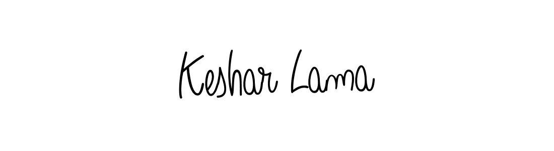 Create a beautiful signature design for name Keshar Lama. With this signature (Angelique-Rose-font-FFP) fonts, you can make a handwritten signature for free. Keshar Lama signature style 5 images and pictures png