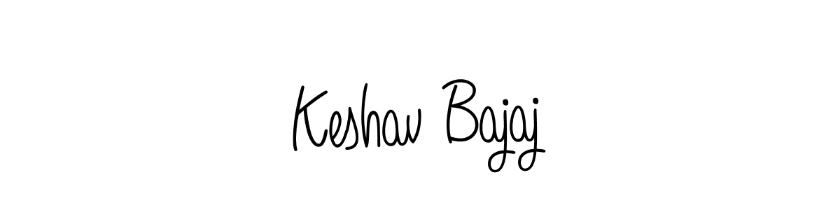 How to make Keshav Bajaj name signature. Use Angelique-Rose-font-FFP style for creating short signs online. This is the latest handwritten sign. Keshav Bajaj signature style 5 images and pictures png