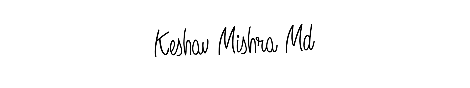 Use a signature maker to create a handwritten signature online. With this signature software, you can design (Angelique-Rose-font-FFP) your own signature for name Keshav Mishra Md. Keshav Mishra Md signature style 5 images and pictures png