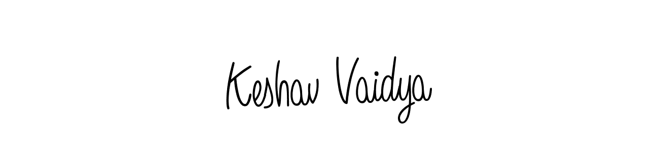 Also we have Keshav Vaidya name is the best signature style. Create professional handwritten signature collection using Angelique-Rose-font-FFP autograph style. Keshav Vaidya signature style 5 images and pictures png