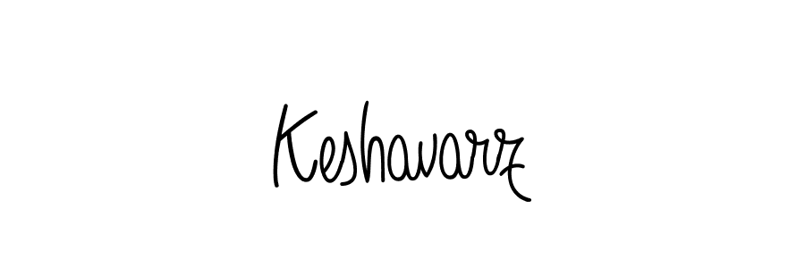 Design your own signature with our free online signature maker. With this signature software, you can create a handwritten (Angelique-Rose-font-FFP) signature for name Keshavarz. Keshavarz signature style 5 images and pictures png