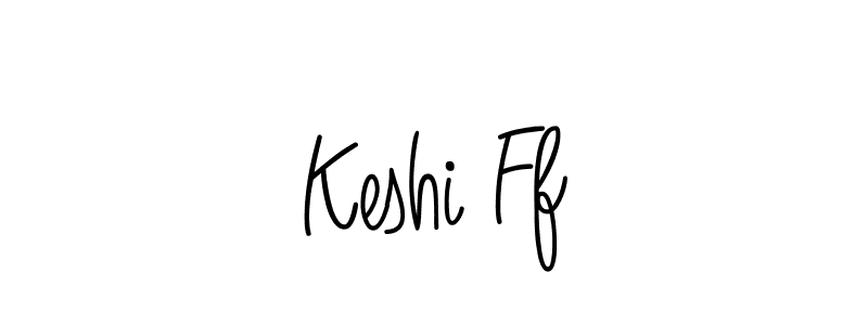 The best way (Angelique-Rose-font-FFP) to make a short signature is to pick only two or three words in your name. The name Keshi Ff include a total of six letters. For converting this name. Keshi Ff signature style 5 images and pictures png