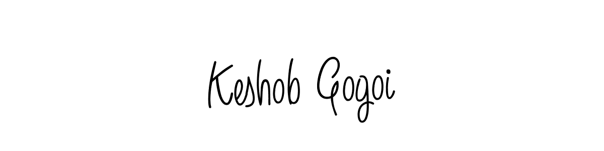 Once you've used our free online signature maker to create your best signature Angelique-Rose-font-FFP style, it's time to enjoy all of the benefits that Keshob Gogoi name signing documents. Keshob Gogoi signature style 5 images and pictures png