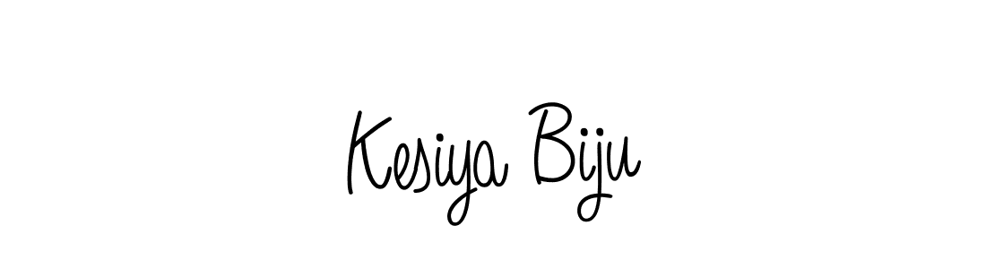 You should practise on your own different ways (Angelique-Rose-font-FFP) to write your name (Kesiya Biju) in signature. don't let someone else do it for you. Kesiya Biju signature style 5 images and pictures png