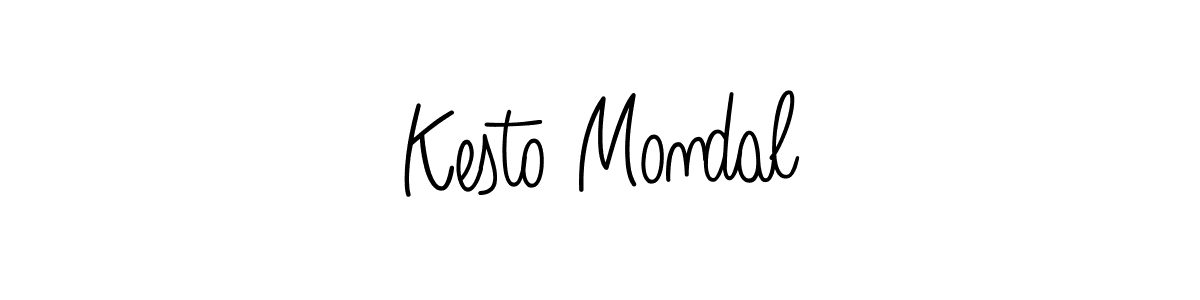 Also we have Kesto Mondal name is the best signature style. Create professional handwritten signature collection using Angelique-Rose-font-FFP autograph style. Kesto Mondal signature style 5 images and pictures png