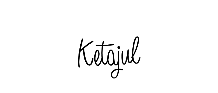 How to Draw Ketajul signature style? Angelique-Rose-font-FFP is a latest design signature styles for name Ketajul. Ketajul signature style 5 images and pictures png