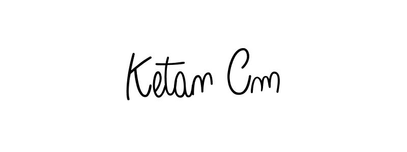 Also we have Ketan Cm name is the best signature style. Create professional handwritten signature collection using Angelique-Rose-font-FFP autograph style. Ketan Cm signature style 5 images and pictures png