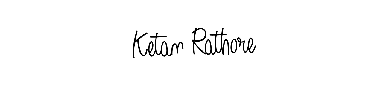 The best way (Angelique-Rose-font-FFP) to make a short signature is to pick only two or three words in your name. The name Ketan Rathore include a total of six letters. For converting this name. Ketan Rathore signature style 5 images and pictures png