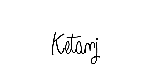 Design your own signature with our free online signature maker. With this signature software, you can create a handwritten (Angelique-Rose-font-FFP) signature for name Ketanj. Ketanj signature style 5 images and pictures png