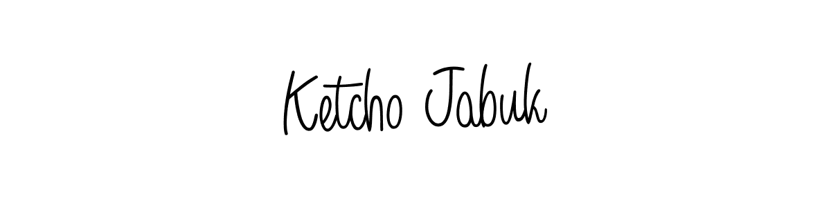 Create a beautiful signature design for name Ketcho Jabuk. With this signature (Angelique-Rose-font-FFP) fonts, you can make a handwritten signature for free. Ketcho Jabuk signature style 5 images and pictures png