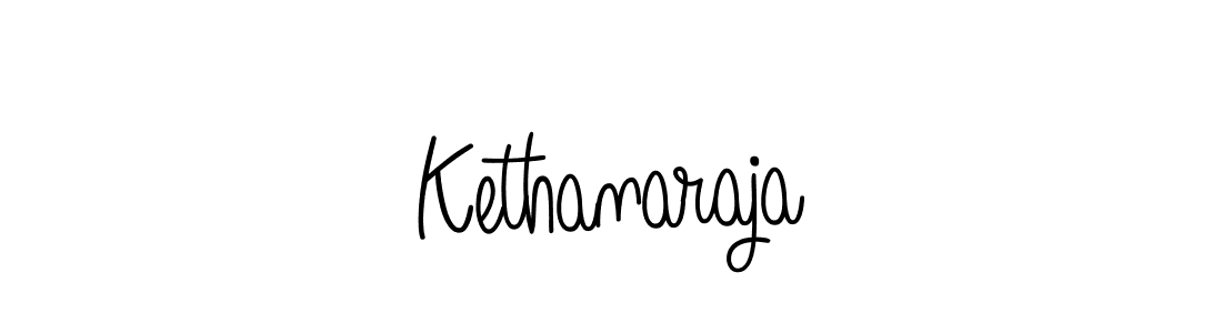 Make a beautiful signature design for name Kethanaraja. With this signature (Angelique-Rose-font-FFP) style, you can create a handwritten signature for free. Kethanaraja signature style 5 images and pictures png