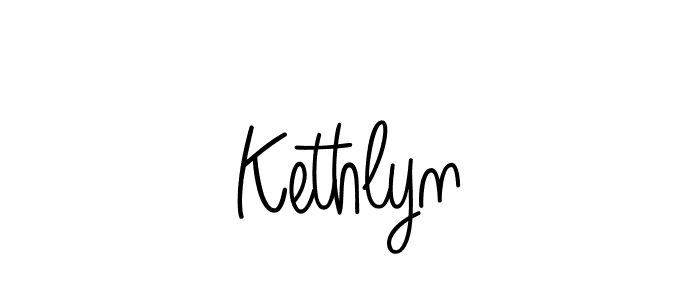 How to make Kethlyn name signature. Use Angelique-Rose-font-FFP style for creating short signs online. This is the latest handwritten sign. Kethlyn signature style 5 images and pictures png