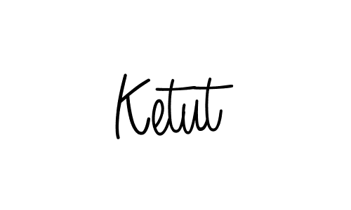 Use a signature maker to create a handwritten signature online. With this signature software, you can design (Angelique-Rose-font-FFP) your own signature for name Ketut. Ketut signature style 5 images and pictures png