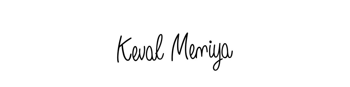 Make a beautiful signature design for name Keval Meniya. Use this online signature maker to create a handwritten signature for free. Keval Meniya signature style 5 images and pictures png
