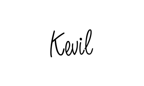 How to Draw Kevil signature style? Angelique-Rose-font-FFP is a latest design signature styles for name Kevil. Kevil signature style 5 images and pictures png