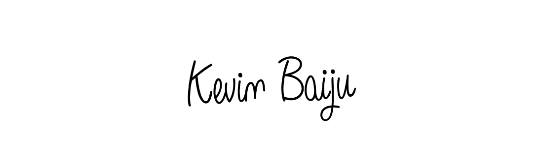 How to make Kevin Baiju name signature. Use Angelique-Rose-font-FFP style for creating short signs online. This is the latest handwritten sign. Kevin Baiju signature style 5 images and pictures png