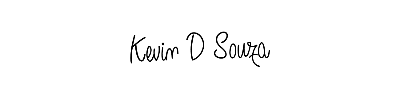 Make a short Kevin D Souza signature style. Manage your documents anywhere anytime using Angelique-Rose-font-FFP. Create and add eSignatures, submit forms, share and send files easily. Kevin D Souza signature style 5 images and pictures png