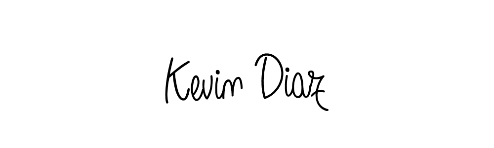 Use a signature maker to create a handwritten signature online. With this signature software, you can design (Angelique-Rose-font-FFP) your own signature for name Kevin Diaz. Kevin Diaz signature style 5 images and pictures png