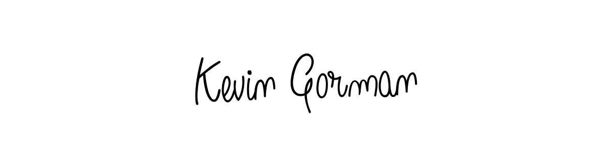 Kevin Gorman stylish signature style. Best Handwritten Sign (Angelique-Rose-font-FFP) for my name. Handwritten Signature Collection Ideas for my name Kevin Gorman. Kevin Gorman signature style 5 images and pictures png