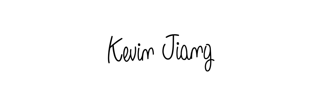 Kevin Jiang stylish signature style. Best Handwritten Sign (Angelique-Rose-font-FFP) for my name. Handwritten Signature Collection Ideas for my name Kevin Jiang. Kevin Jiang signature style 5 images and pictures png