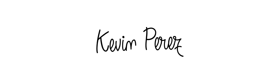 Kevin Perez stylish signature style. Best Handwritten Sign (Angelique-Rose-font-FFP) for my name. Handwritten Signature Collection Ideas for my name Kevin Perez. Kevin Perez signature style 5 images and pictures png