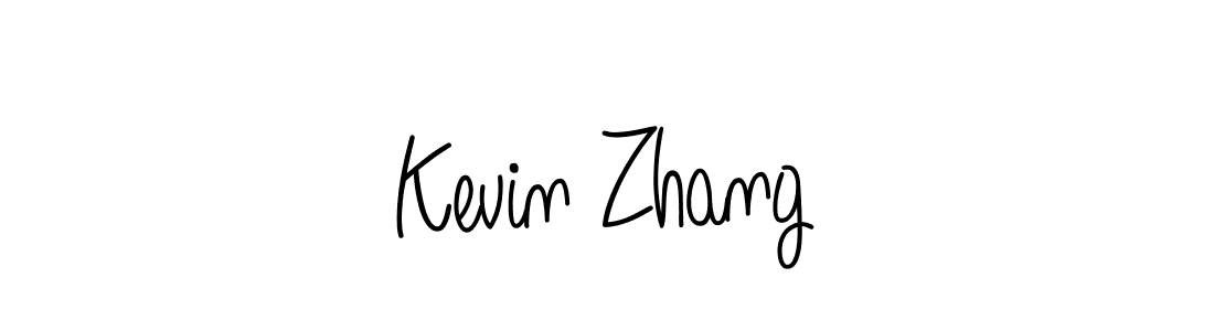 Make a beautiful signature design for name Kevin Zhang. With this signature (Angelique-Rose-font-FFP) style, you can create a handwritten signature for free. Kevin Zhang signature style 5 images and pictures png