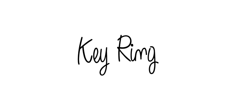 You should practise on your own different ways (Angelique-Rose-font-FFP) to write your name (Key Ring) in signature. don't let someone else do it for you. Key Ring signature style 5 images and pictures png