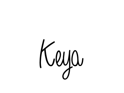 Keya stylish signature style. Best Handwritten Sign (Angelique-Rose-font-FFP) for my name. Handwritten Signature Collection Ideas for my name Keya. Keya signature style 5 images and pictures png