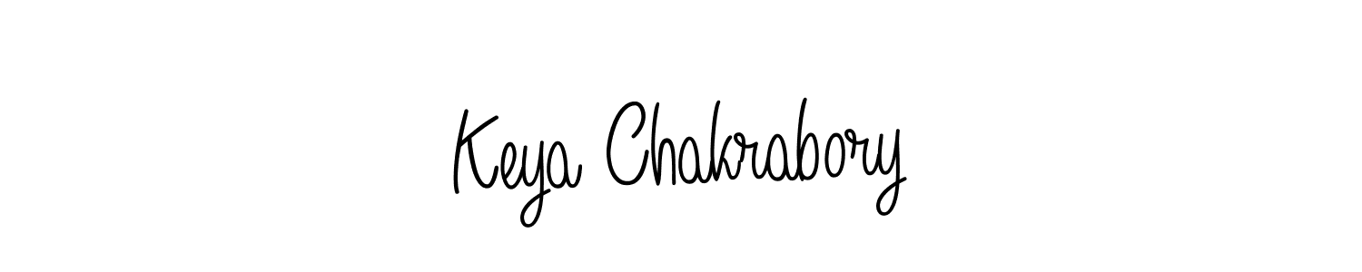 You should practise on your own different ways (Angelique-Rose-font-FFP) to write your name (Keya Chakrabory) in signature. don't let someone else do it for you. Keya Chakrabory signature style 5 images and pictures png