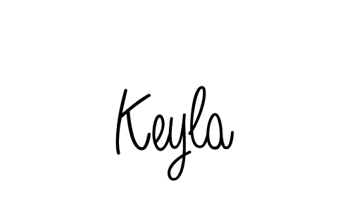 Use a signature maker to create a handwritten signature online. With this signature software, you can design (Angelique-Rose-font-FFP) your own signature for name Keyla. Keyla signature style 5 images and pictures png