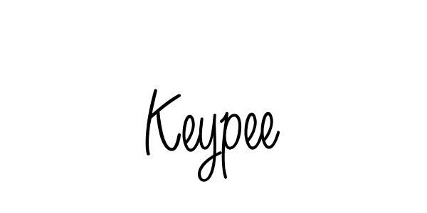 Design your own signature with our free online signature maker. With this signature software, you can create a handwritten (Angelique-Rose-font-FFP) signature for name Keypee. Keypee signature style 5 images and pictures png