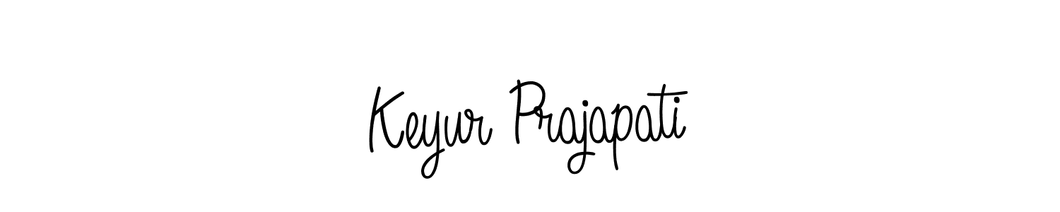 if you are searching for the best signature style for your name Keyur Prajapati. so please give up your signature search. here we have designed multiple signature styles  using Angelique-Rose-font-FFP. Keyur Prajapati signature style 5 images and pictures png